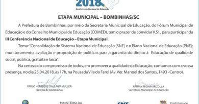 Convite: Conae 2018 - Etapa Municipal