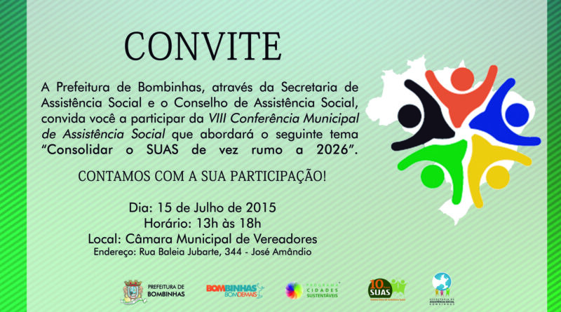 Convite Conferência Municipal de Assistência Social