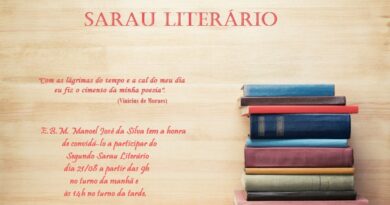 Convite Sarau Literário