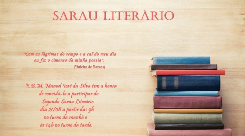 Convite Sarau Literário