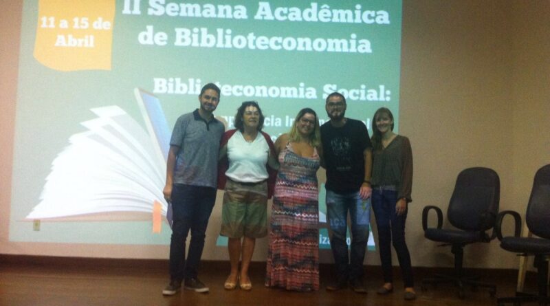 Biblioteca Cruz e Souza presente em Semana da Biblioteconomia na Ufsc.