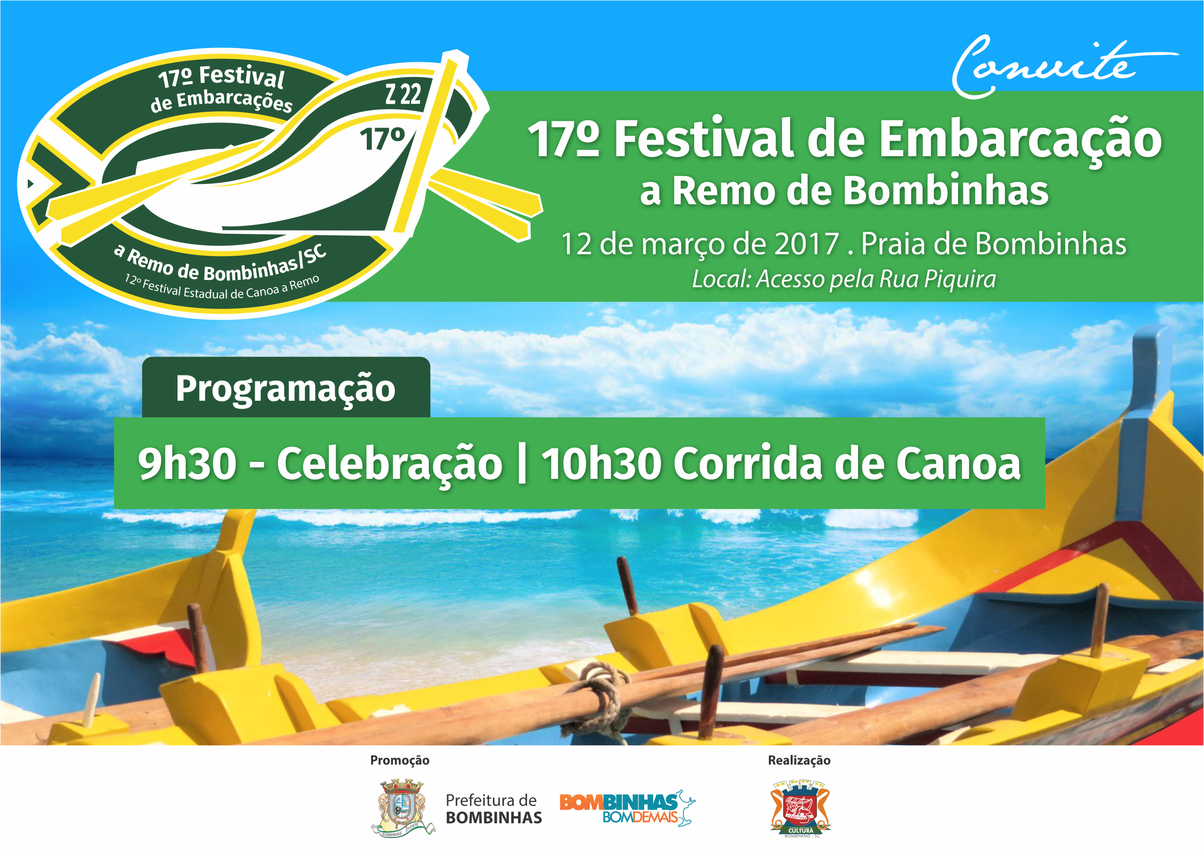 17º Festival de Embarcação a Remo de Bombinhas.