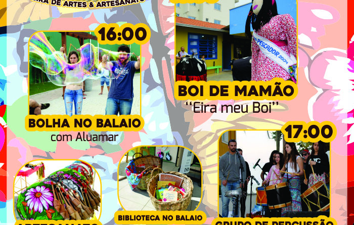 Domingo que vem é dia de Balaio Cultural.