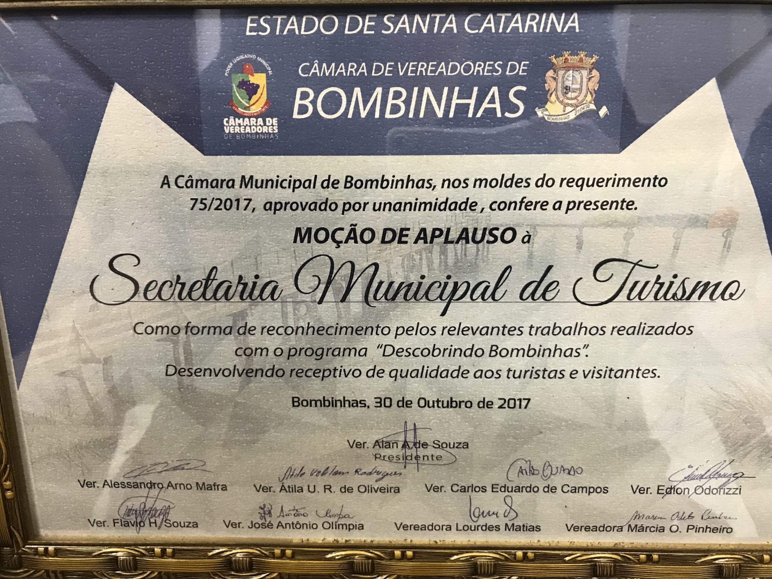 Câmara Municipal de Bombinhas/SC