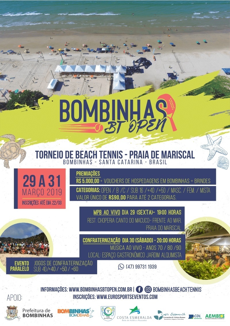 PRAIA DE MARISCAL RECEBERÁ TORNEIO DE BEACH TENNIS - Estado de Excelência