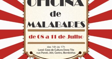 FMC oferece oficina de Malabaris na Casa de Cultura Dona Tila.