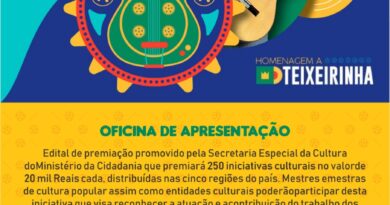 Oficina que ensina a elaborar projeto para o Edital de Culturas Populares de 2019 “Teixeirinha”, acontece na sexta-feira, dia 9 de agosto.