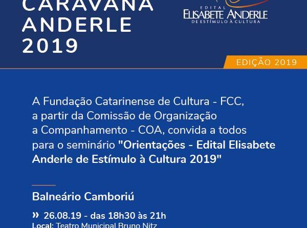Seminário de esclarecimentos sobre o Prêmio Elisabete Anderle 2019, acontece no dia 26 de agosto, às 18h30, em Balneário Camboriú.