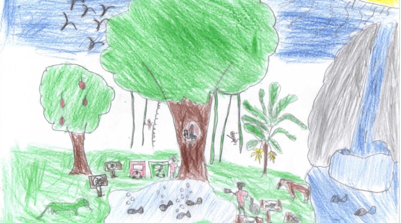 Estudantes do 3º, 4º e 5º anos ilustram a Biodiversidade