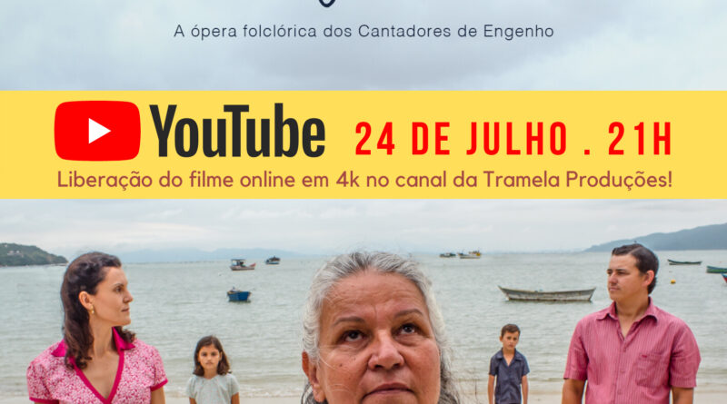 Produção bombinense estreia online oficialmente para o mundo inteiro com legendas em inglês e espanhol, e é liberado no YouTube em Ultra HD (4K).