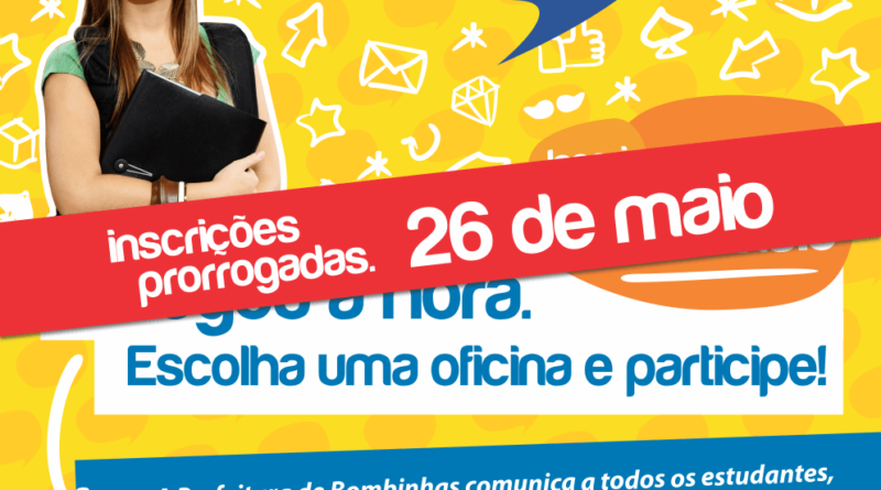 Prazo de inscrições prorrogado