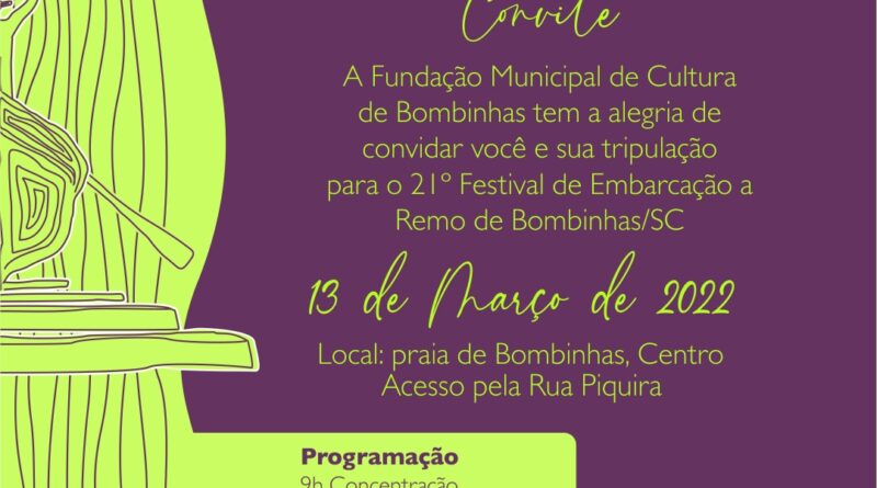 Bombinhas comemora aniversário de 30 anos e na programação, a tradicional corrida de Canoa de Um Pau Só.