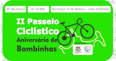 2º Passeio Ciclístico em comemoração ao mês de aniversário de Bombinhas.
