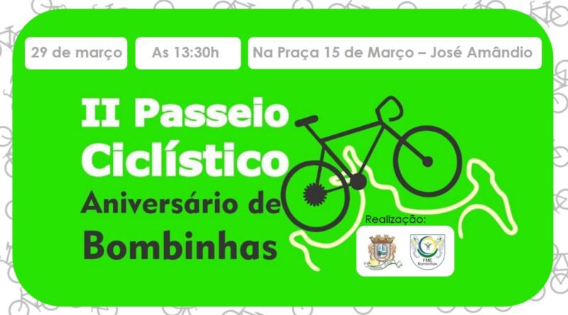 2º Passeio Ciclístico em comemoração ao mês de aniversário de Bombinhas.