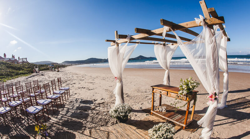 Casamento na praia de Canto Grande