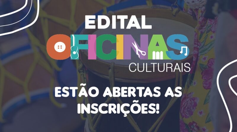 A FMC comunica que encontra-se publicado o Edital do Projeto Oficinas Culturais 2023, com inscrição a partir desta quinta-feira, 23 de fevereiro.