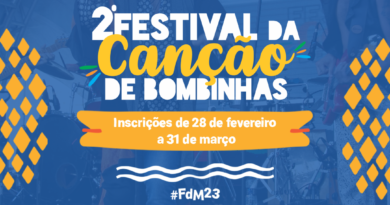 Estão abertas as inscrições para o 2º Festival da Canção de Bombinhas.