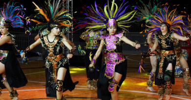 Encontro de dança folclórica traz a Bombinhas espetáculos de 11 grupos do Brasil, Peru, Argentina, Equador, México, Colômbia e Paraguai, no dia 6 de abril no Ginásio do Dilma Mafra.